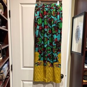 Iris Apfel for H&M wide leg silk pants